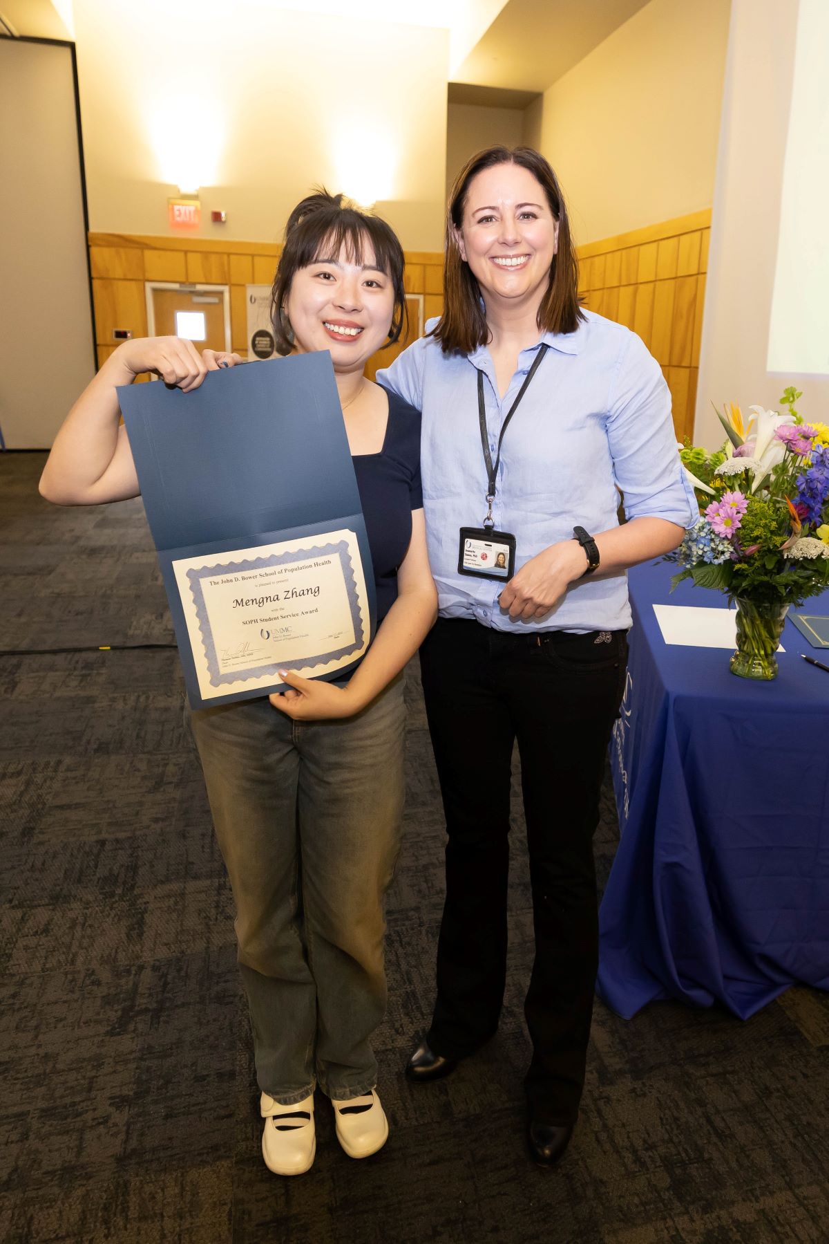 Award winner and mentor at the 2023 Honors and Awards Ceremony